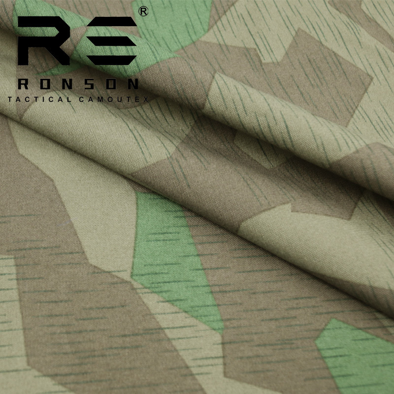 Rongsheng Split Camouflage Cloth 500D Nylon Lacquable Waterproof Wear-resistant Bag Vest cordura Fabric