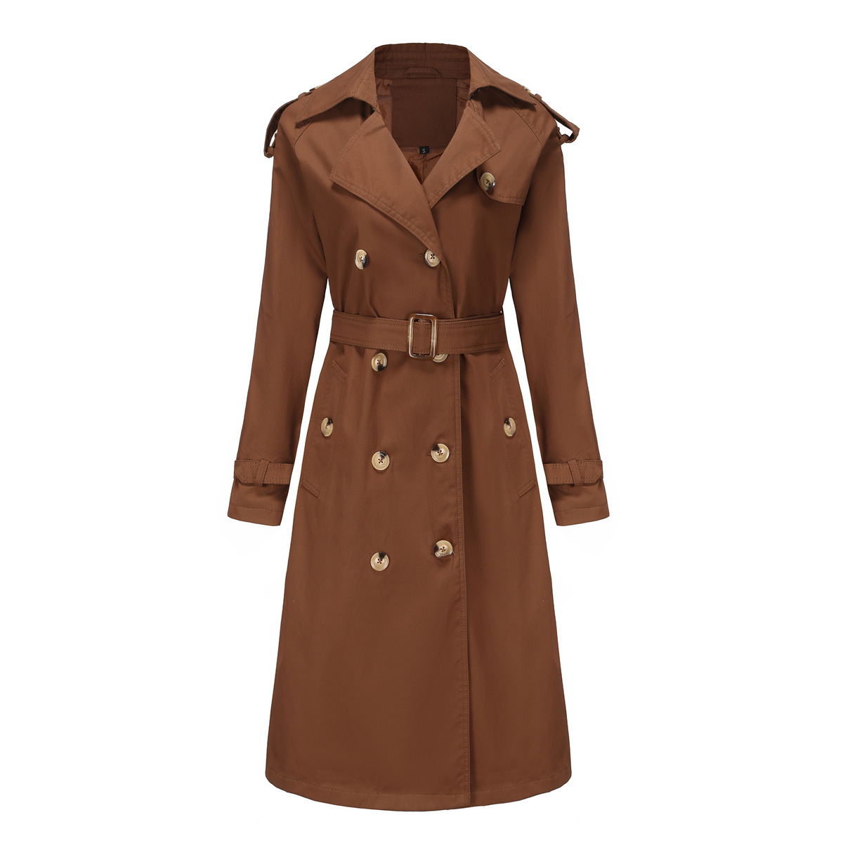Picture of Windbreaker Coat Women's Mid-length Spring and Autumn Women's All-match Design Sense Tight Waist Slimming Suit Long Jacket High Sense