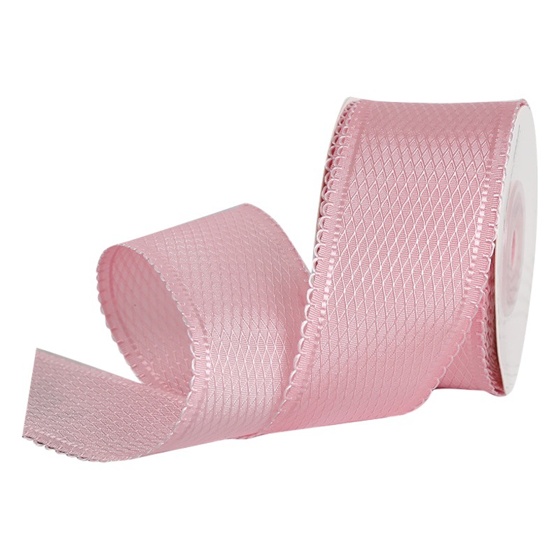 Diamond-shaped lace ribbon bouquet packaging gift ribbon DIY handmade bow hair accessories material baking ribbon