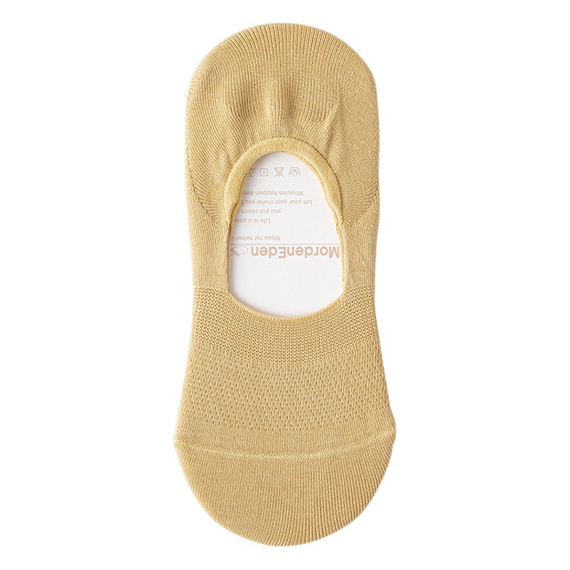 Socks Boat Socks Women's Pure Cotton Non-Falling Women's Summer Thin Women's Socks Zhuji Boneless Mesh Shallow Mouth Invisible Socks