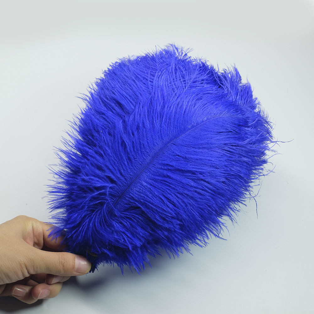Picture of Color in stock 20-25cm ostrich feather flower home flower arrangement wedding decoration accessories ostrich feather wholesale