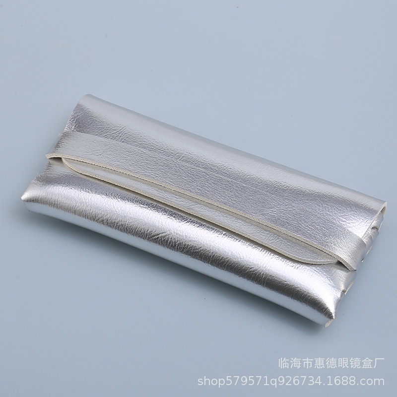 Picture of Factory Batch Glasses Case in stock New Single Nail Leather Sunglasses Bag Hand-woven Sunglasses Box Printable LOGO