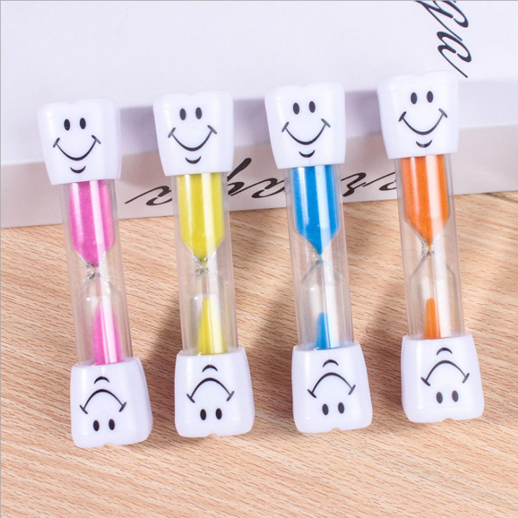 Picture of Color sand kitchen timing hourglass three-minute countdown glass craft hourglass children's interest toys LOGO
