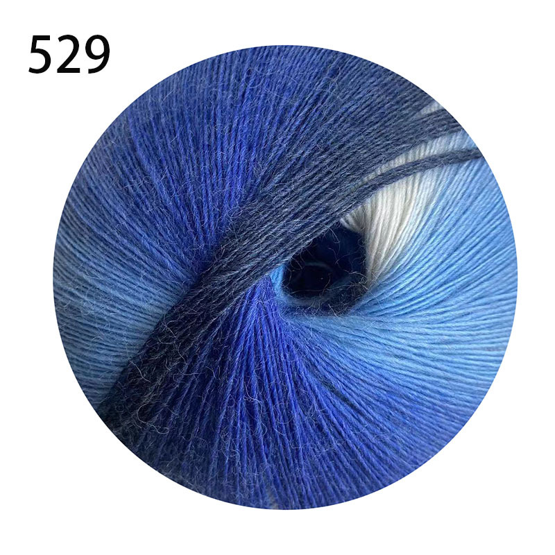 Picture of 1000 m Magic Ball Rainbow Wool Wool Wool Hand-Woven Crochet Shawl Hat Scarf Coat Coarse Baby Wool Ball