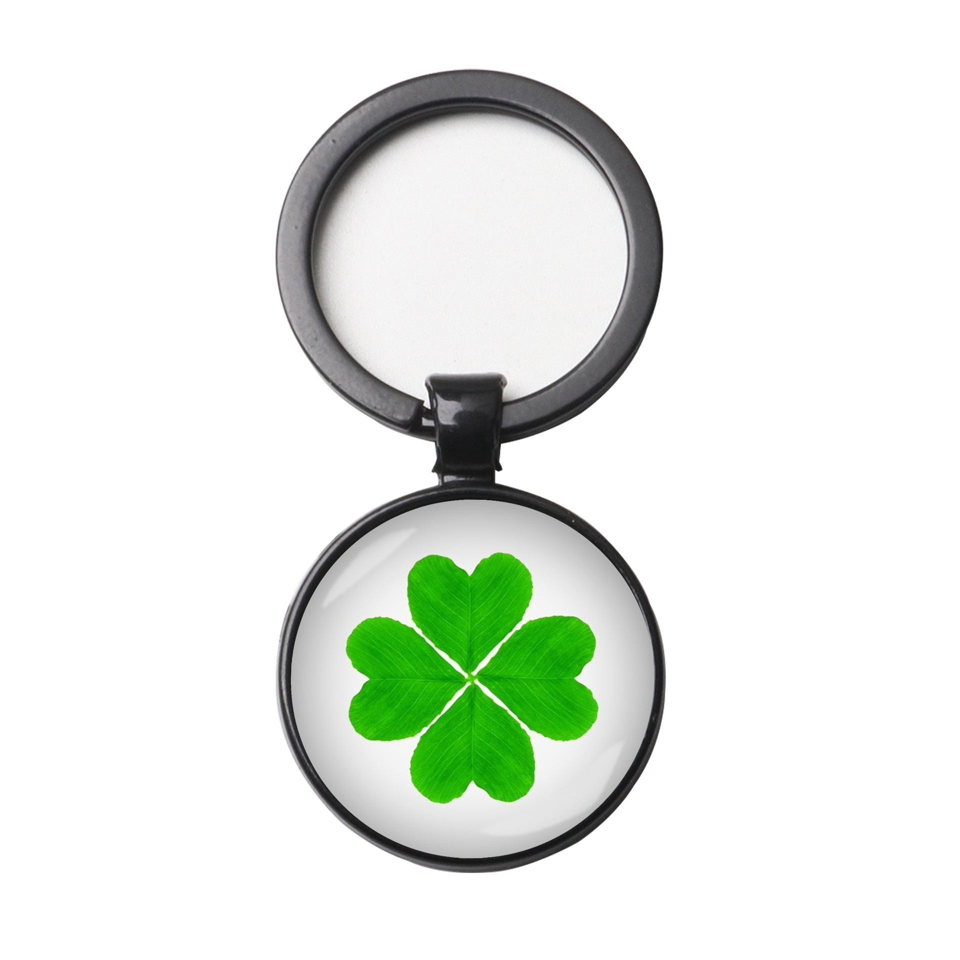 Picture of Cross-border new four-leaf clover Time gem gift for friends relatives Lucky clover clothing Lucky grass