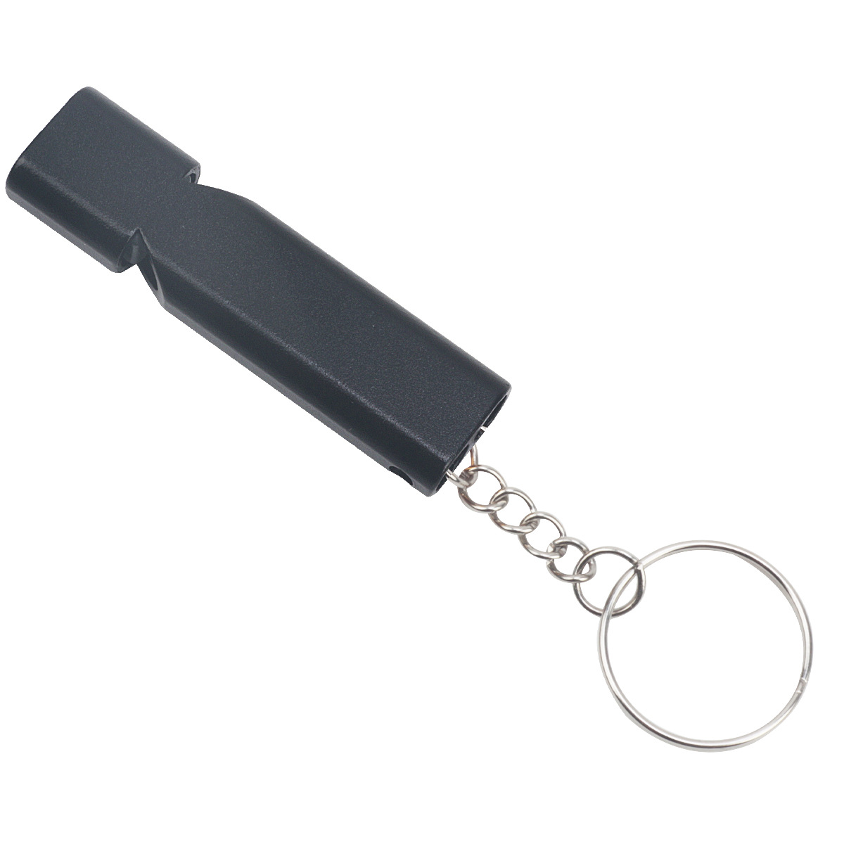 Picture of Cross-border flat aluminum alloy dual-frequency survival whistle double-tube outdoor survival rescue whistle equipment high-frequency whistle