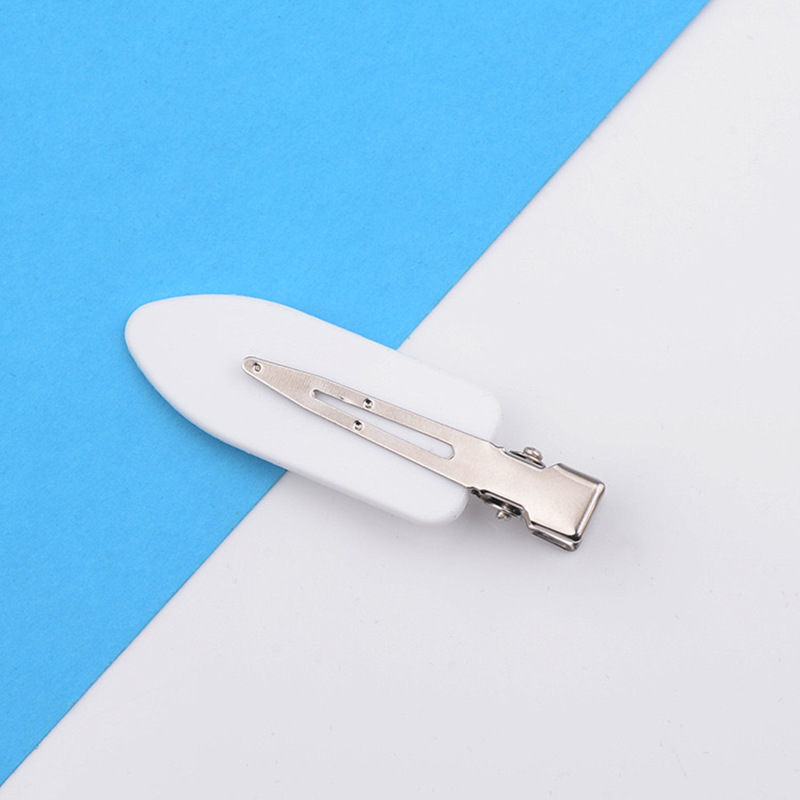 Picture of Korean diy cream clip seamless hairpin summer side hairpin duckbill makeup bangs clip broken hair clip headdress