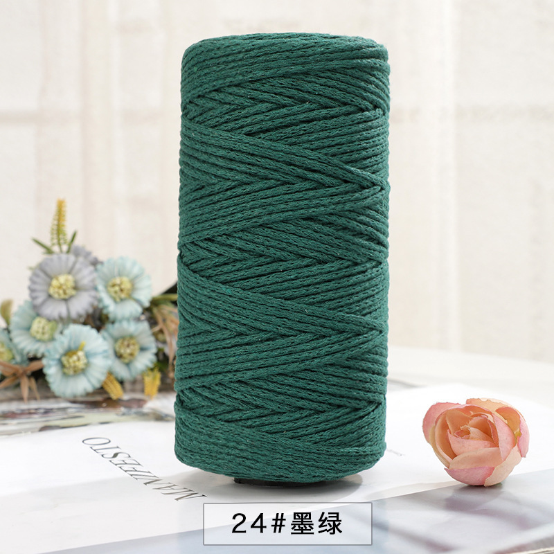 Picture of Explosions 2mm round strand hollow yarn European-style hook bag hollow Diy thread color multi-hand crochet collocation