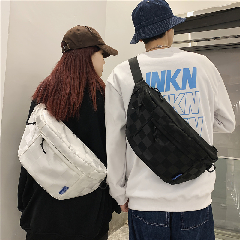 Picture of Korean style sports chest bag 2024 new men's fashion trendy student shoulder bag personalized casual messenger bag