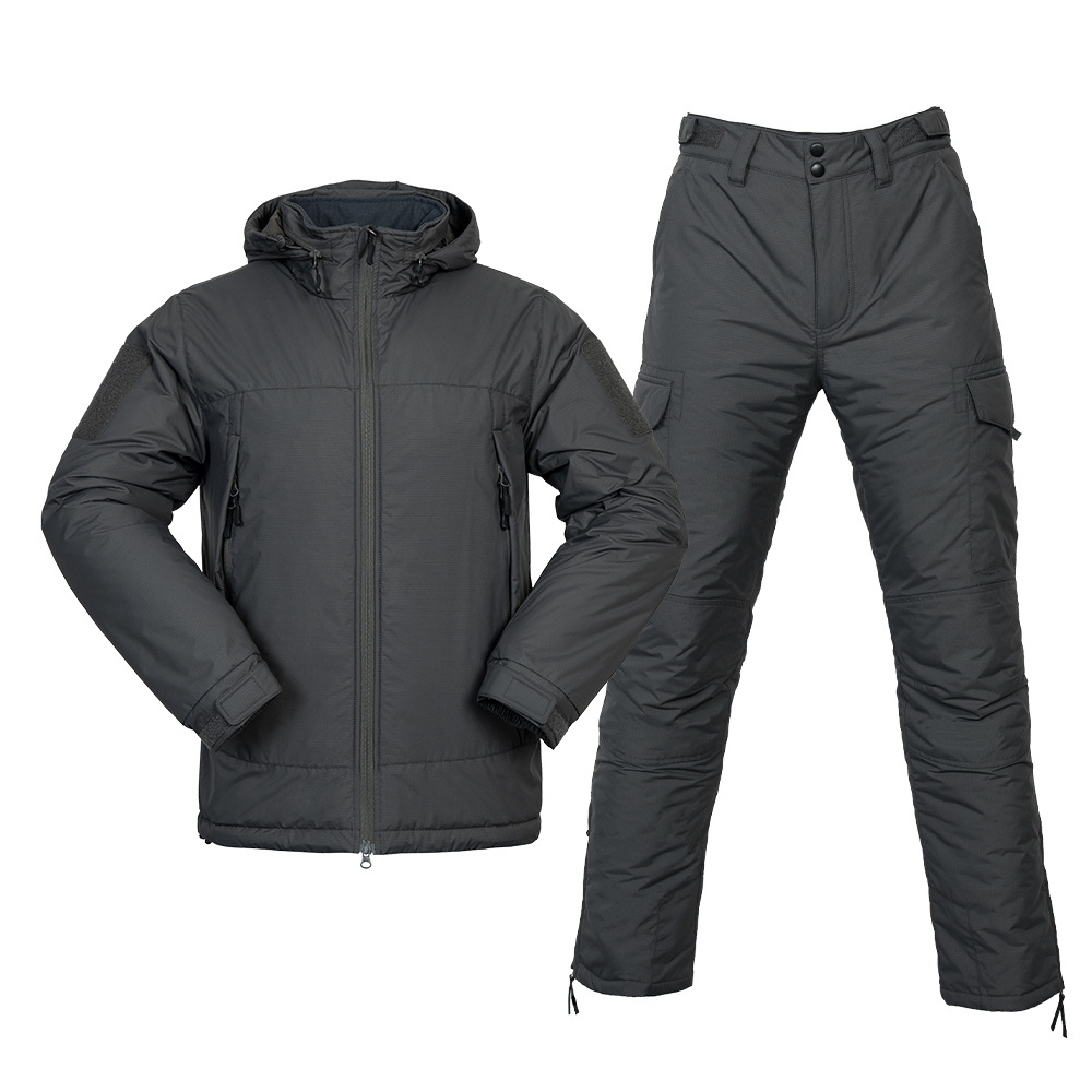 Picture of Faldan F7 portable cold-proof cotton-padded jacket suit autumn and winter outdoor water-splashing warm cotton-padded jacket training suit wholesale