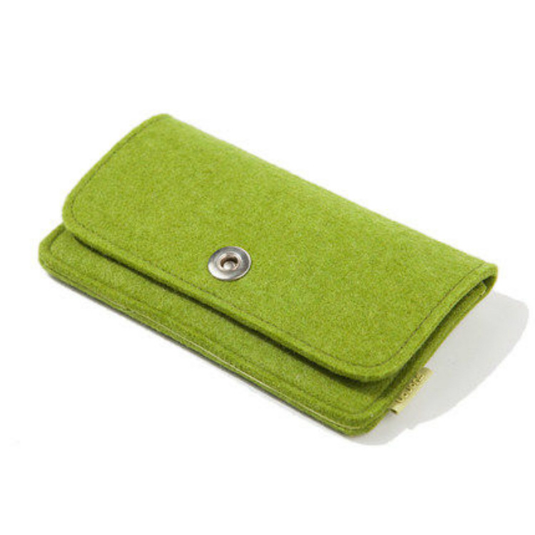 Simple classic felt phone bag felt phone bag soft felt phone case cloth felt gift