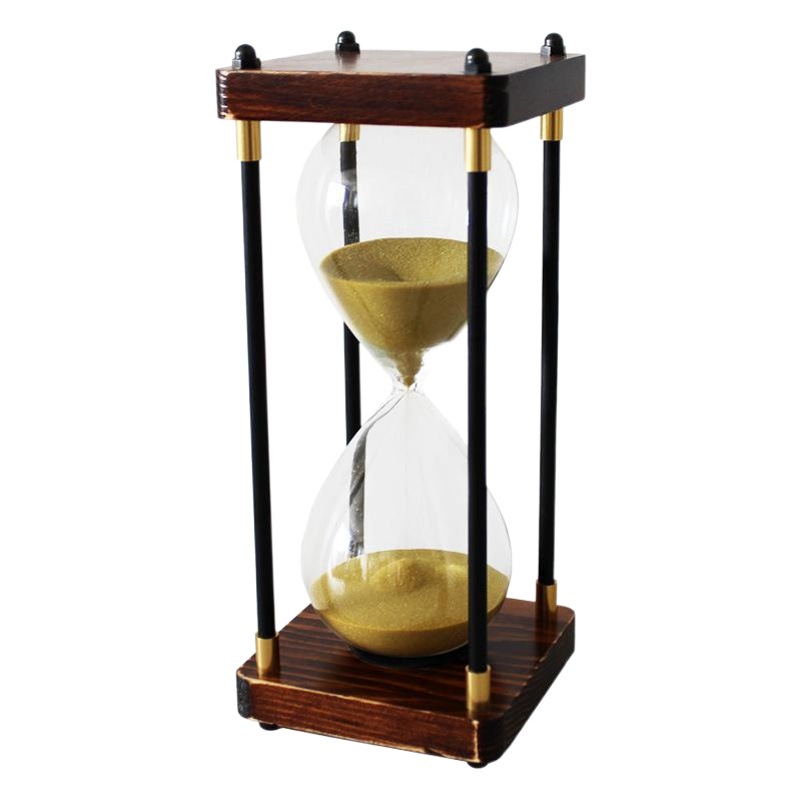 Retro Hourglass 30 Minutes Timing Glass Living Room Creative Home Decoration High-end Gift Lover's Birthday Gift