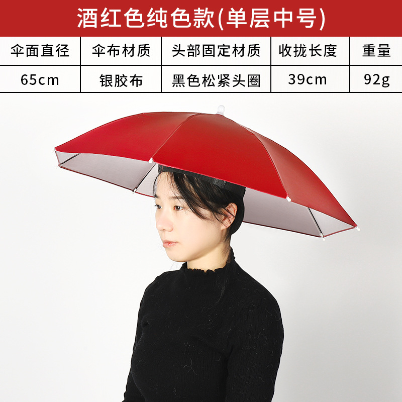 Picture of Large wholesale double-layer wind-resistant sturdy umbrella cap large folding dual-use sturdy sunshade umbrella custom advertising