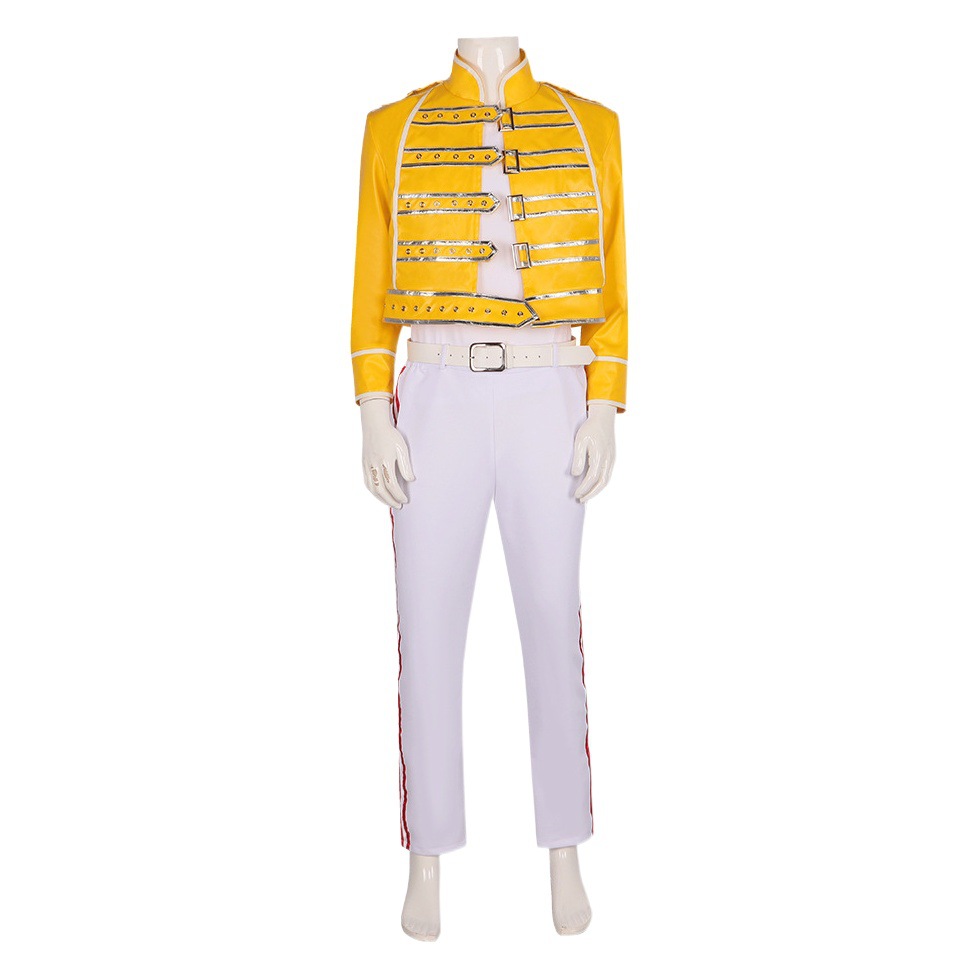 Picture of Queen's lead singer Fredi cos clothing Fredi cos Freddie Mercury stage performance clothing