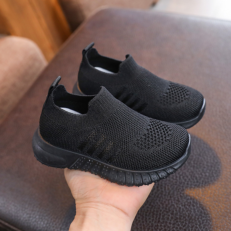 Picture of Spring and autumn light board children's shoes breathable student shoes trendy casual shoes Korean style boys and girls flying woven shoes