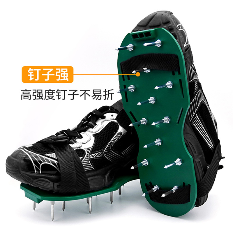 Garden Loosen Shoes Grass Nailing Shoes Garden Nailing Shoes Lawn Inflatable Loosen Shoes Self-Leveling Epoxy Gardening Tools
