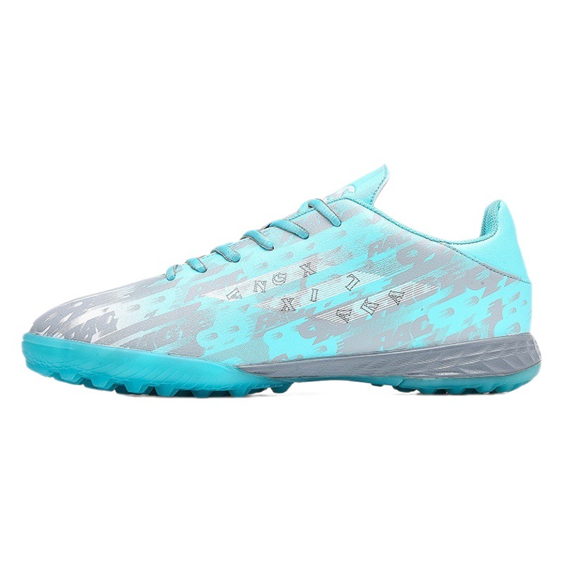 Cross-Border football shoes for boys and girls tf broken nails artificial lawn teenagers students AG nails leather feet outdoor training shoes
