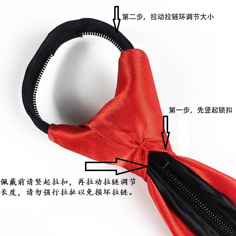 Picture of Tie men's zipper tie 5cm lazy solid color student dress Navy Red black wedding easy to pull factory wholesale