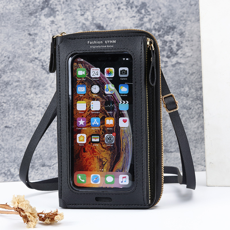 Picture of Touch Screen Mobile Phone Bag for Women 2025 New Versatile Fashionable Small Shoulder Bag Multi-Functional Zipper Mobile Phone Bag Shoulder Bag