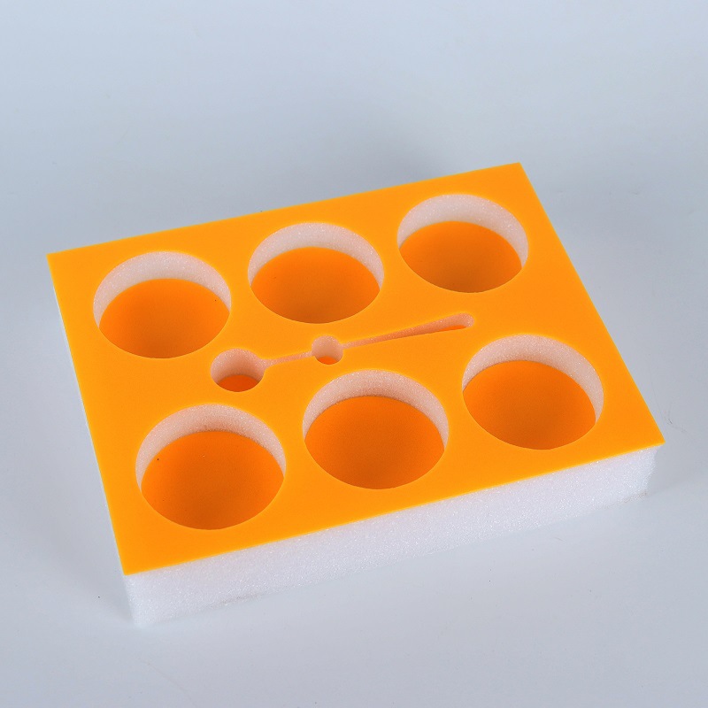 Epe Pearl Cotton Lined Sponge Eva Flocked Gift Box Bird's Nest Isinglass Foam Inner Holder Custom Bottle Holder