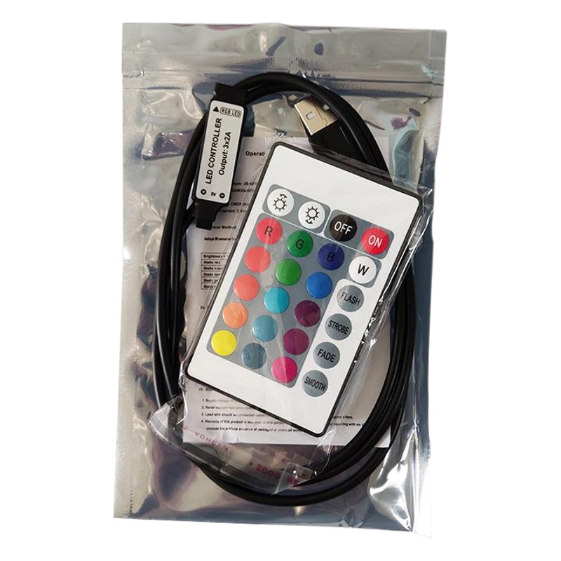 24-Key Infrared Rgb Controller Mini Rgb Colorful Light Strip Led Dimmer Remote Control Wireless Control