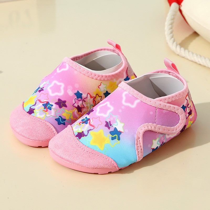 Picture of Children's water park Baby Beach socks non-slip diving shoes snorkeling socks swimming shoes drifting soft shoes wading shoes socks