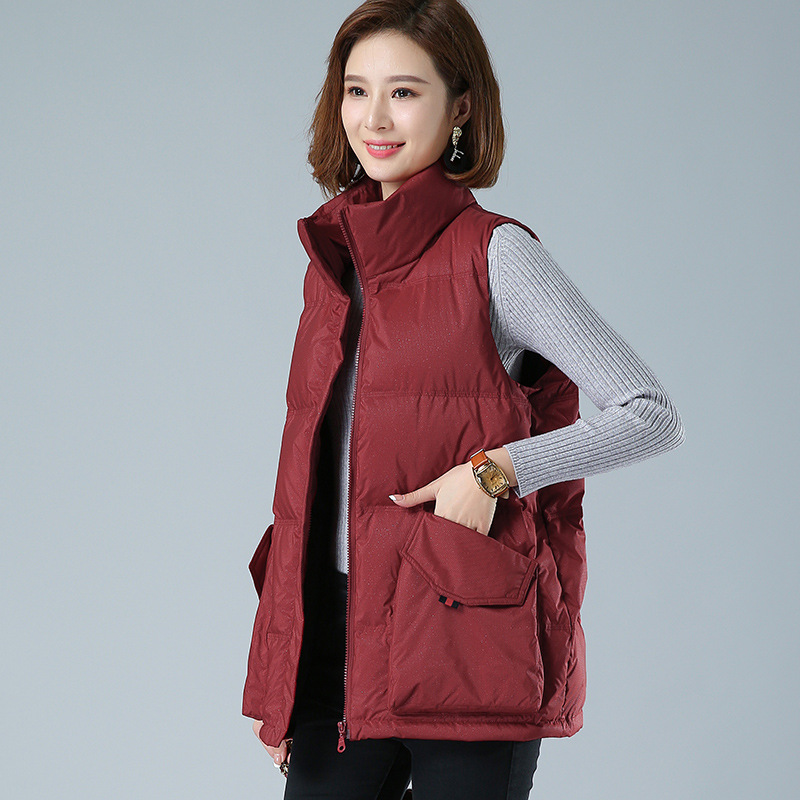 Picture of Best Selling plus size Loose Casual Down Jacket Vest Women's New Elegant All-match Middle-aged Lightweight Jacket