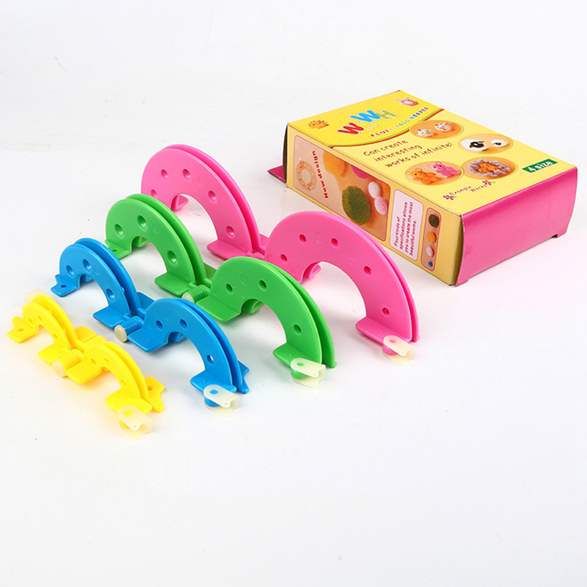 Picture of Hair Ball braiding machine Winder wool hand knitting tool diy suit pompon braiding machine wool Pompon