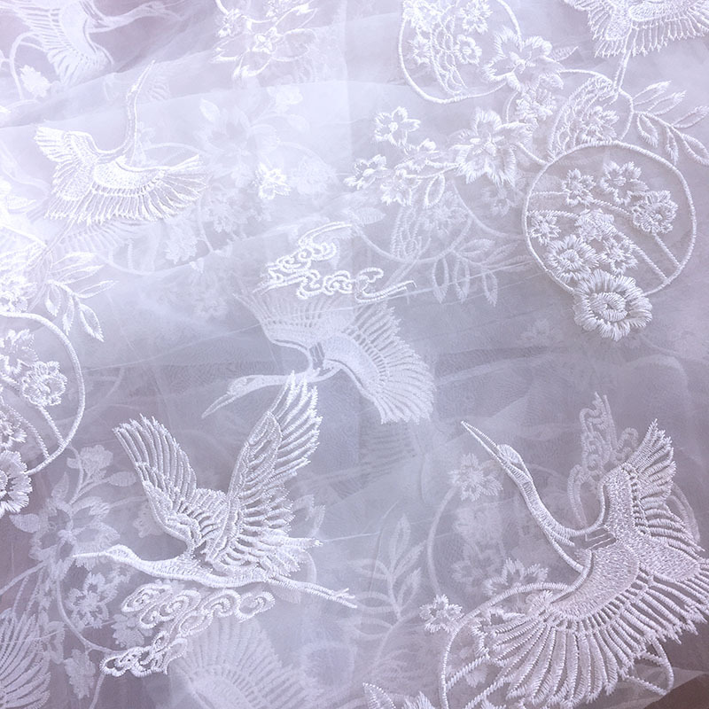 Guofeng suit New Chinese Style Hanfu Sling Skirt Organza Ya Clothing Embroidery Fabric Girls' dress Lightweight Cloth
