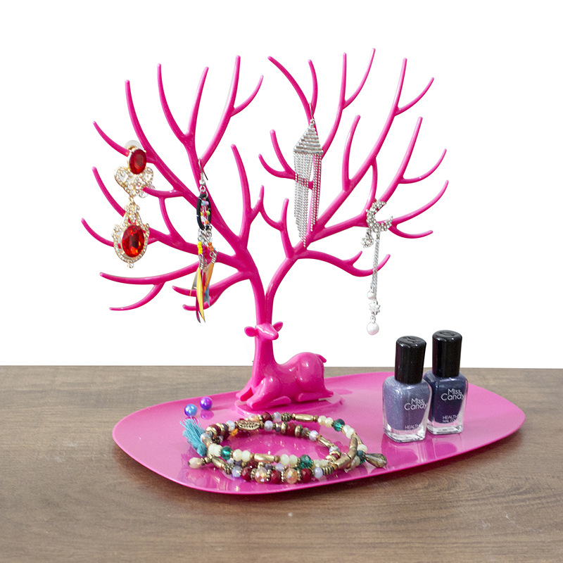 Picture of Fawn Goo Card Hanger Earring Rack Bracelet Jewelry Storage and Finishing Hanger Antler Tree Earrings Jewelry Display Rack