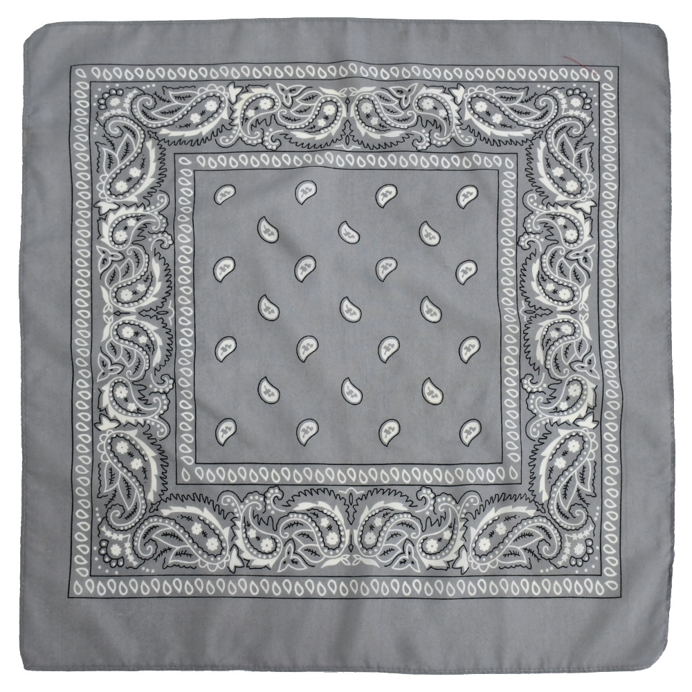 Picture of Factory direct supply in stock polyester square paisley scarf wholesale hip hop hip hop riding cashew flower scarf