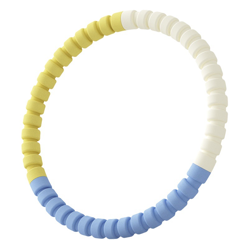 Removable Thickened Colorful Hula Hoop Abdominal Tinker Waist Beauty Children Hula Hoop Adult Fitness Foam Hula Hoop Fashion