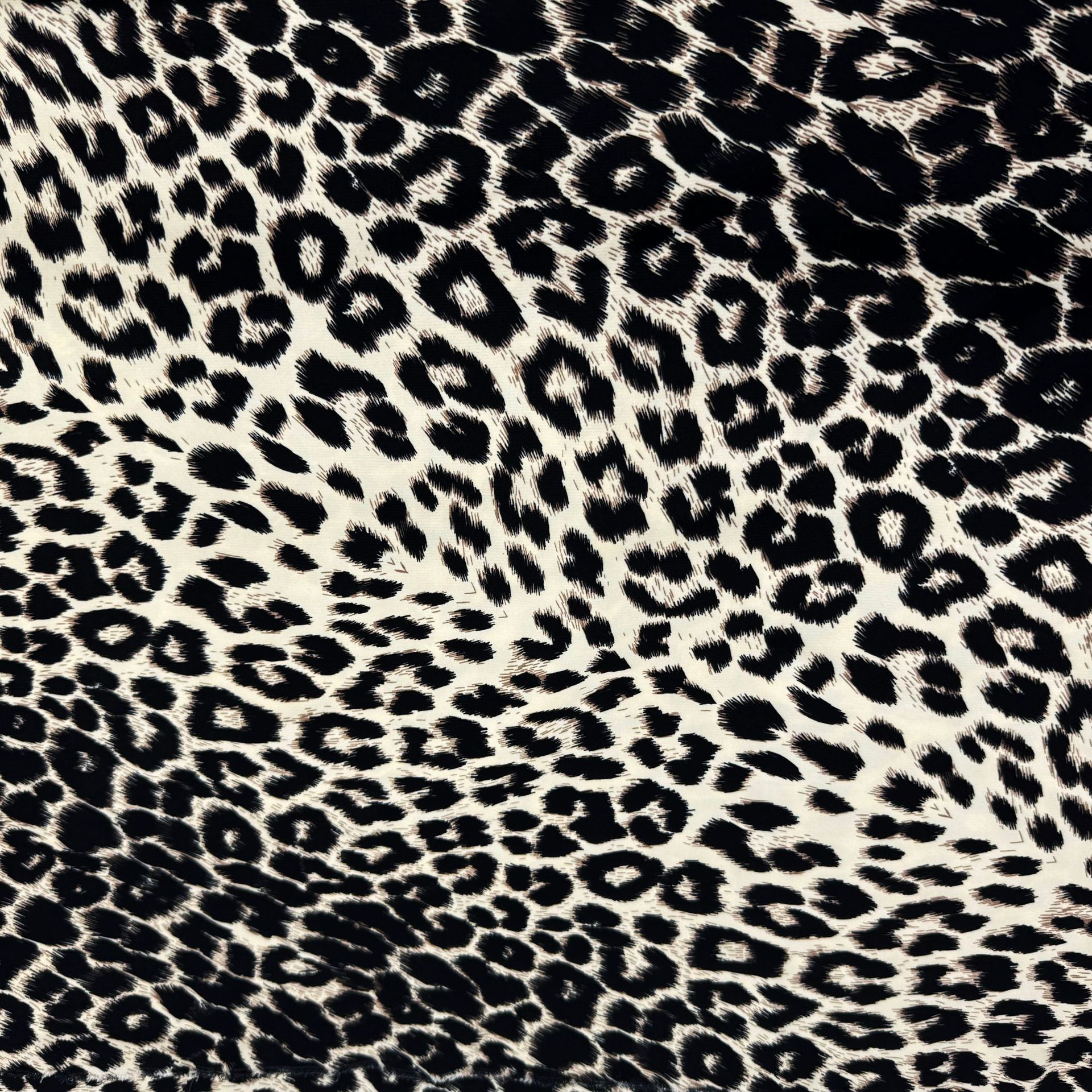 Picture of in stock 110g Plain Satin Leopard Print Fabric Spring and Summer Women's dress Shirt Mosquito-proof Pants Turban Fabric