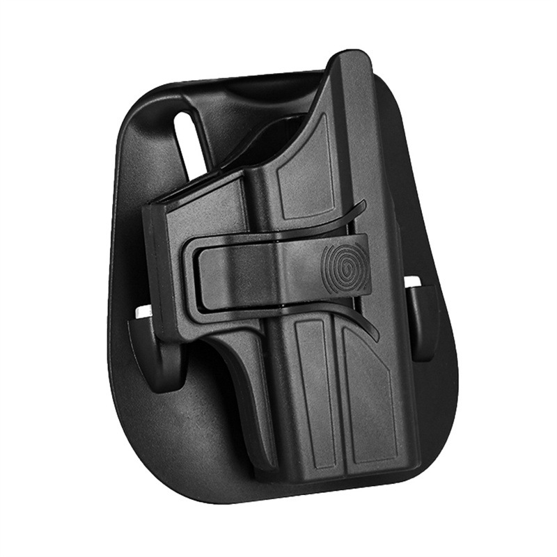 Picture of Plastic steel waist down chest hanging leggings G43 holster tactical quick pull sleeve high G43X index finger unlock anti-snatching holster