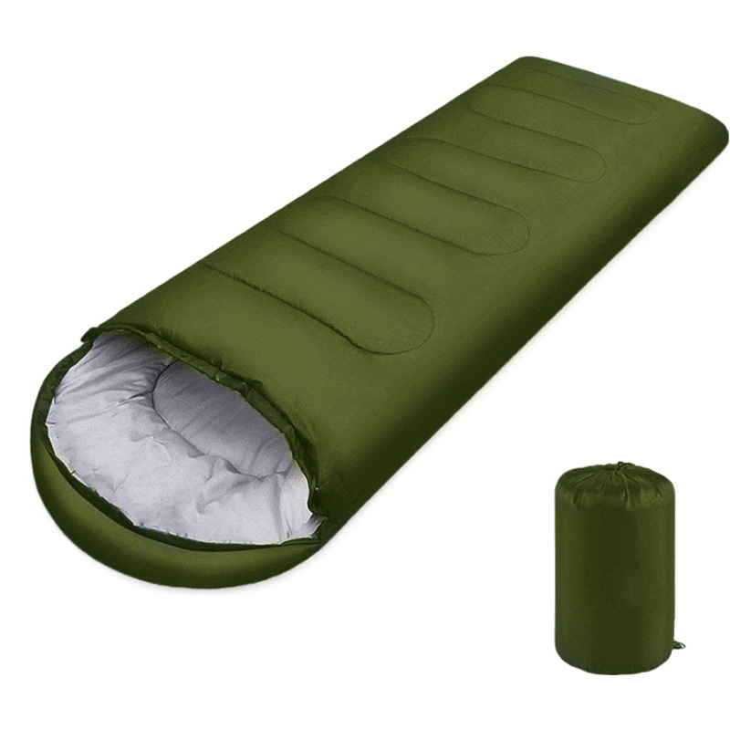 Tianyu Sleeping Bag Outdoor Adult Envelope Hooded Camping Travel Hotel Dirty-separated Polyester Camping Indoor Sleeping Bag