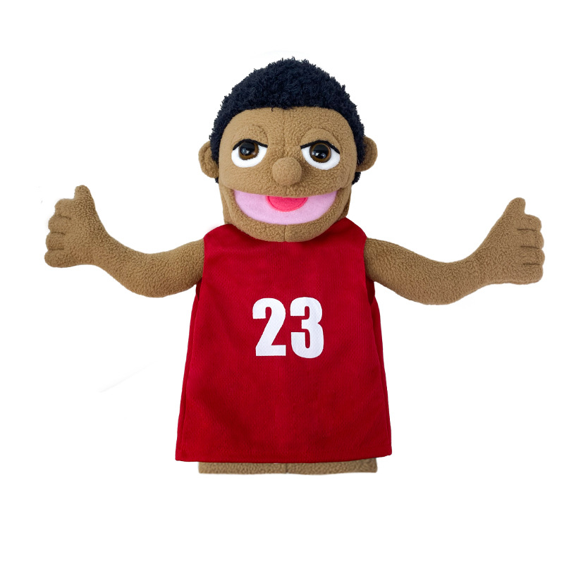 Picture of New Cartoon Half-body Professional Character Hand Doll Kindergarten Parent-child Games Plush Toy Family Early Education Doll