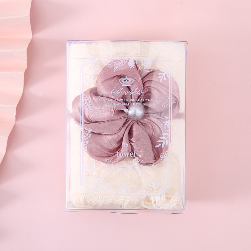 Picture of Accompanying gift cotton tassel towel wedding wedding wedding bridesmaid return gift creative gifts wholesale