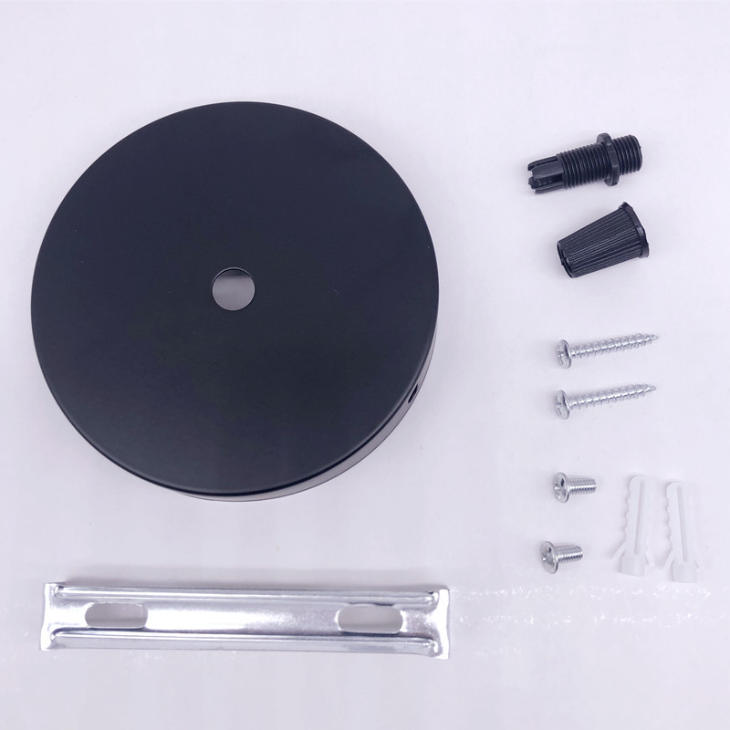 Metal chandelier ceiling plate round chassis iron ceiling lamp shell accessories lamp accessories manufacturer