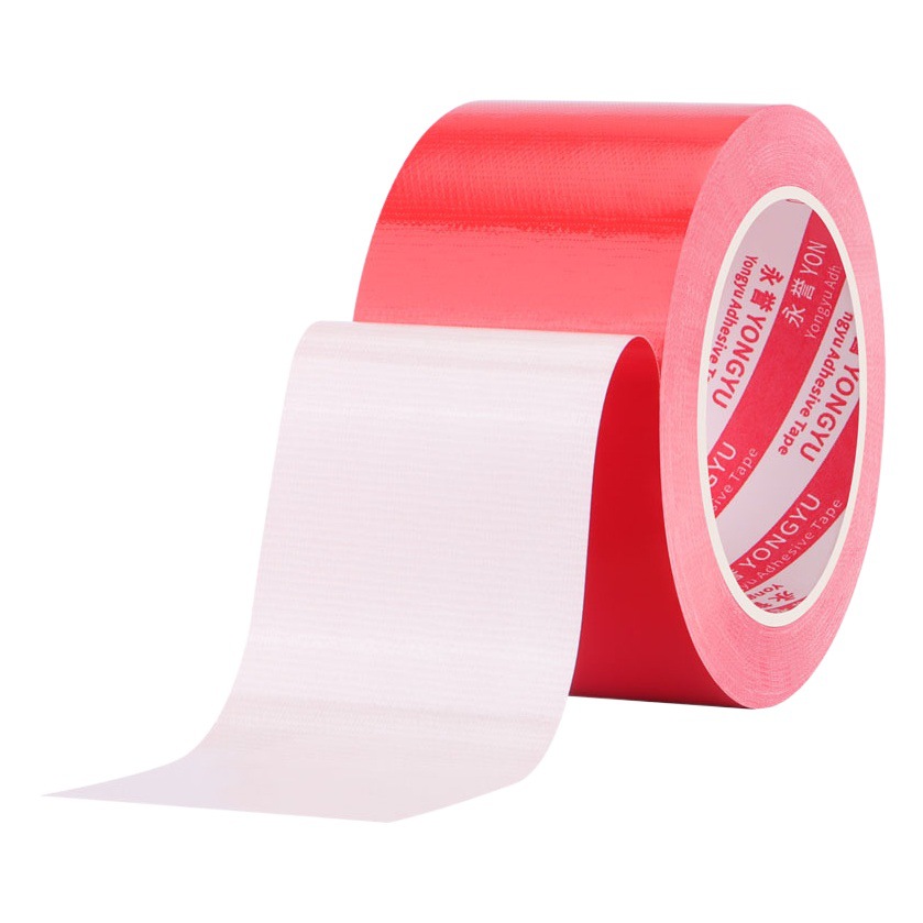 Red single-sided cloth tape high adhesive waterproof windproof tape carpet film tape protective film seamless adhesive tape
