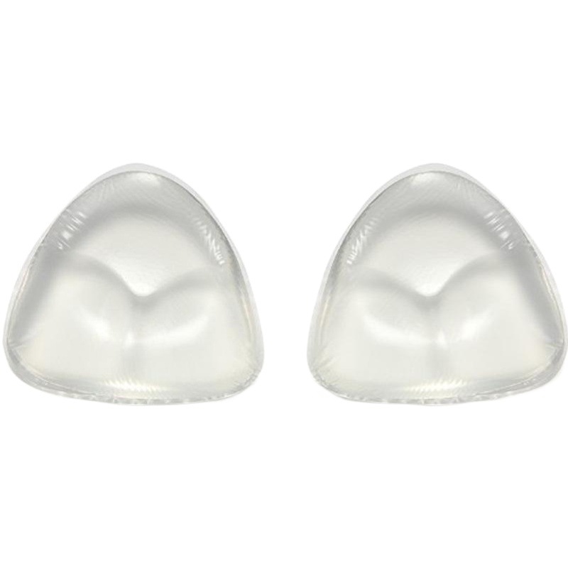 Cross-border in stock bikini special breast pad thickened silicone insert triangle swimsuit underwear chest pad bra pad