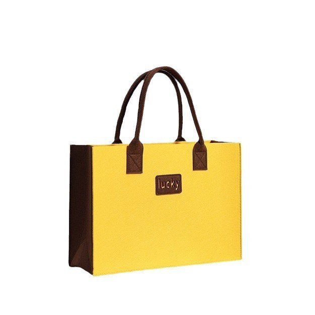 Factory supply felt handbag non-woven storage bag large capacity gift packaging bag logo