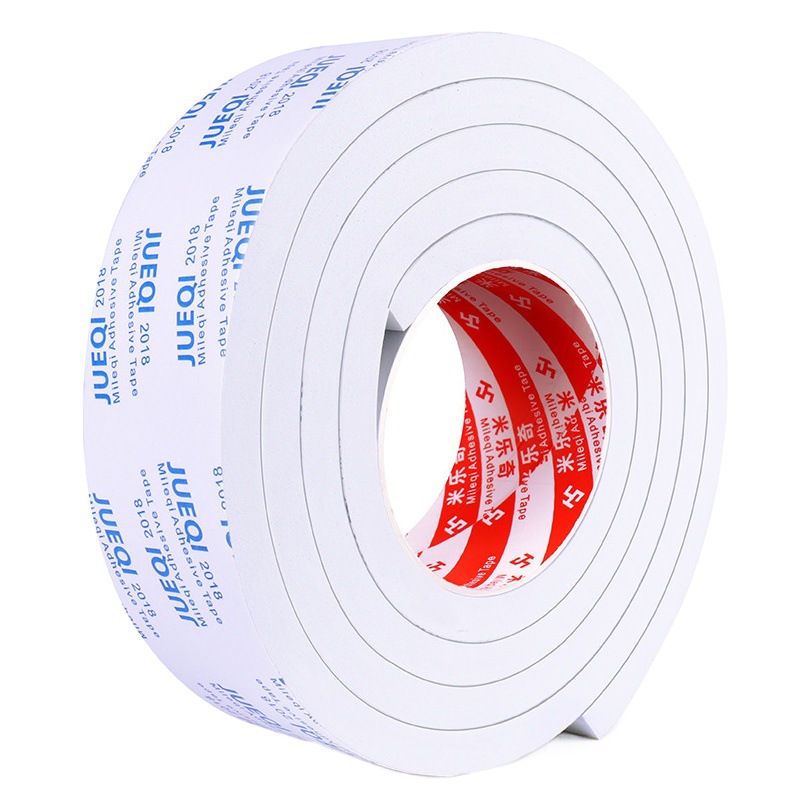 Miloch double-sided EVA tape strong adhesive foam rubber cushioning sound insulation anti-collision sealing doors and windows windproof KT board sponge