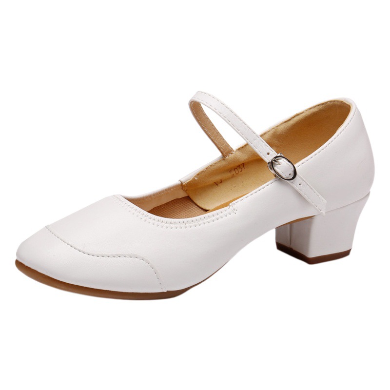 Square Dance Shoes Soft Sole Women's Supper Dance Shoes Dance Shoes Practice Shoes Teacher Shoes Four Seasons Social Dance Shoes Middle Heeled