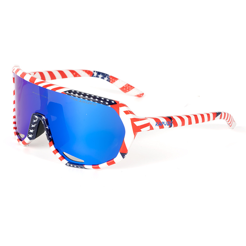 Picture of kapvoe Cycling Glasses Road Car Polarized Colorful Cycling Glasses Outdoor Professional Sports Glasses Windproof Glasses
