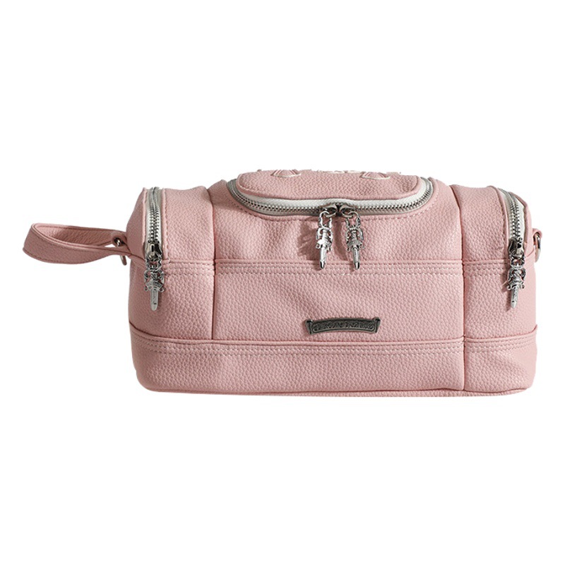 Picture of Good morning Fan Fan 2023 New wash cosmetic bag female Crowe large capacity portable ins storage travel bag