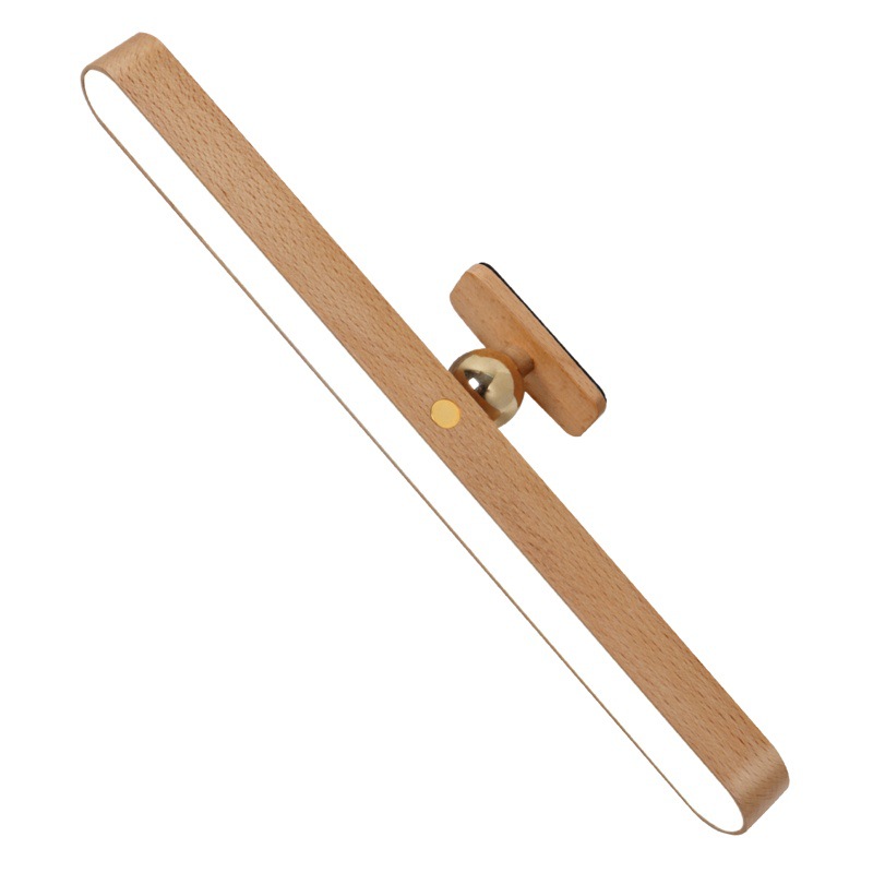 Mirror Fill Light USB Charging Wooden Magnetic Wall Lamp Simple Home Bathroom Wardrobe Mirror Cabinet Led Night Light