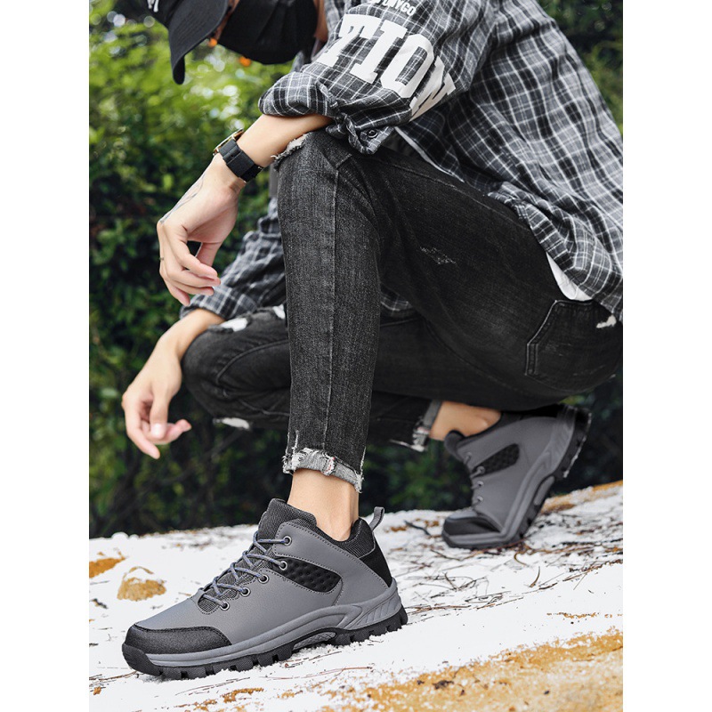 Hiking shoes men's cross-border plus size men's outdoor shoes casual hiking shoes fashion sports travel shoes Climbing