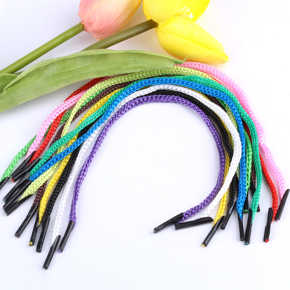 01 model in stock 28cm long four-needle crochet polyester handbag rope small gift bag box rope