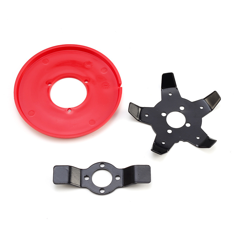 Mower dual-purpose mower head multi-function weeding plate paddy field dry land weeding mower weeding head accessories