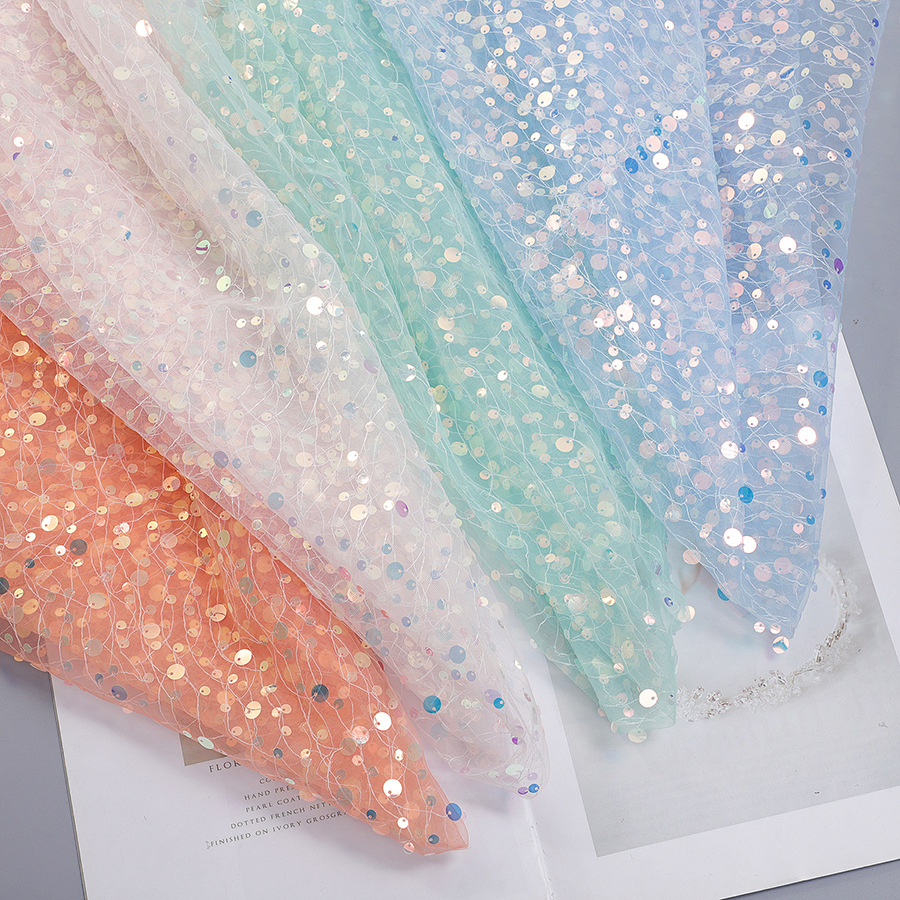Picture of 5 9 centimetre magic hanging piece disorderly net embroidery net cloth bottom, doll skirt handmade bow bag clothing accessories